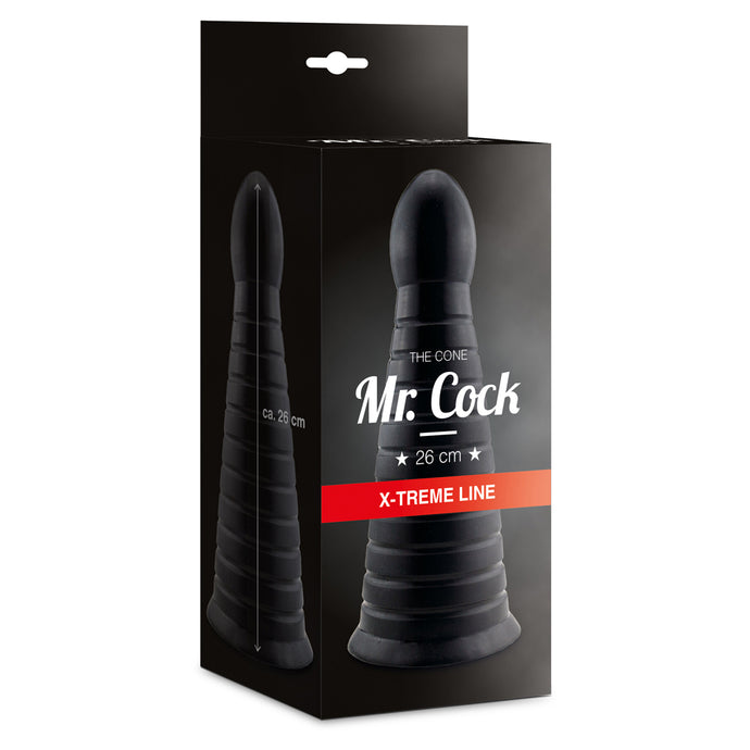 Mr Cock X-Treme Line Cone Analplug Black 26cm - Angelsandsinners