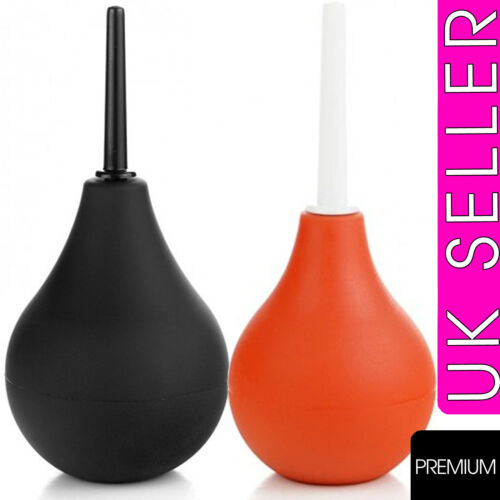 Unisex Douche Anal Bulb Vaginal Colonic Irrigation Deluxe Rectal Cleaner + SIZES - Angelsandsinners