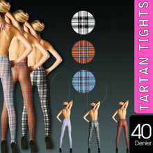 Load image into Gallery viewer, New Tartan Ladies Women Tights Pantyhose Scottish Clans Check 40 Denier - Angelsandsinners