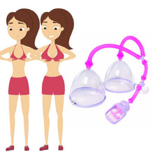 Load image into Gallery viewer, Twin Dual Enlarger Enhancer Vacuum Breast Nipple Pumps BREASTERSIZER AIR FLOW UK - Angelsandsinners