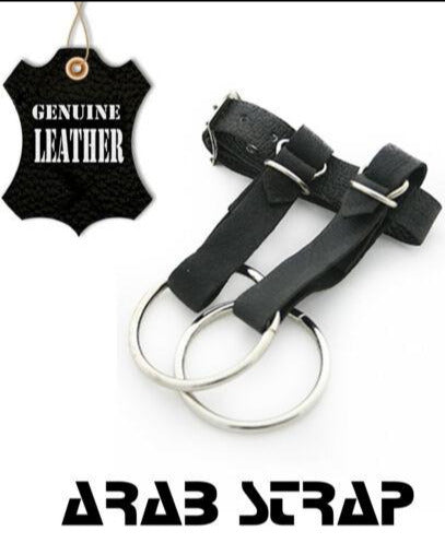 WORLD FAMOUS BRAND NEW Real Leather ARAB STRAP Penis Strap Erection Men Delay - Angelsandsinners