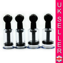 Load image into Gallery viewer, Twin Pack Nipple Suckers Suction Inverted Erector Enlargement Suckers Twist Pump - Angelsandsinners
