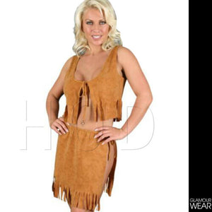 NATIVE RED INDIAN SQUAW FancyDress Costume Womens Outfit Sexy PLAYBOY 8/10/12/14 - Angelsandsinners