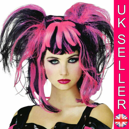 Shigaraki Adult Punk Pixie Neon Gothic Japan Cosplay Wig - UV Reactive - Angelsandsinners