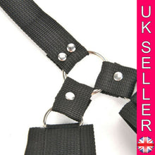 Load image into Gallery viewer, Neck Collar to Wrist Handcuff Harness Restraint BDSM Bondage Couple Sex Roleplay - Angelsandsinners