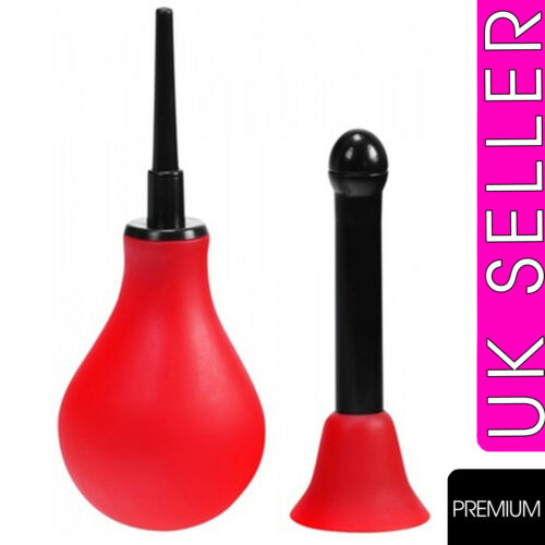 Whirling Spray Anal Vaginal Douche Enema Syringe Male Female Personal Hygiene - Angelsandsinners