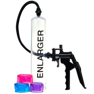 X FACTOR PENIS PUMP EXTRA LARGE 12" Developer ENLARGER Discreet 3 SLEEVES UK - Angelsandsinners