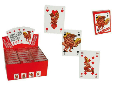 Kama Sutra Playing Cards - Cartoon Adult Valentines Hen Stag Party Naughty Gift - Angelsandsinners