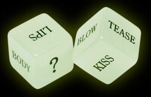 Glow in the Dark Love Dice Adult Sex Aid Game Kama Sutra Hen Stag Night Pinata - Angelsandsinners