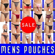 Load image into Gallery viewer, SEXY MENS VALENTINES FUNNY NOVELTY POUCH BRIEF THONGS ONESIZE FUN STAG NIGHT HEN - Angelsandsinners