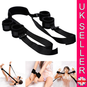 Under Bed Bondage Set Restraint Kit Ankle Cuffs System BDSM Toy For Adult Couple - Angelsandsinners