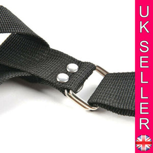 Neck Collar to Wrist Handcuff Harness Restraint BDSM Bondage Couple Sex Roleplay - Angelsandsinners