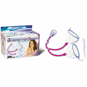 Twin Dual Enlarger Enhancer Vacuum Breast Nipple Pumps BREASTERSIZER AIR FLOW UK - Angelsandsinners