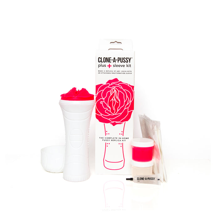 Clone A Pussy Silicone Molding Kit Plus Masturbator Sleeve Hot Pink - Angelsandsinners