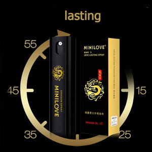 MINILOVE DRAGON OIL GOLD DELAY SPRAY Super Strong Premature Ejaculation Men Sex