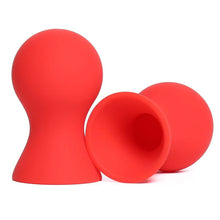 Load image into Gallery viewer, 2pc Nipple Sucker Pump Breast Massage Nipple Pump Nipples Enlarger Size Matters