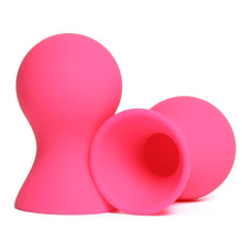 Load image into Gallery viewer, 2pc Nipple Sucker Pump Breast Massage Nipple Pump Nipples Enlarger Size Matters