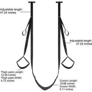 NEW Door Sex Swing Sling Straps | Easy Set Up | Tough Nylon Material | Positioning