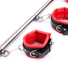 Load image into Gallery viewer, Stainless Steel Spreader Bar Wrist Ankle Cuffs Bondage Restraints