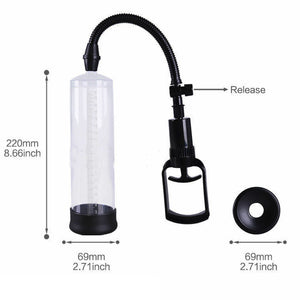 Penis Pump Enlarger Vacuum Erection Enhancer Power Up