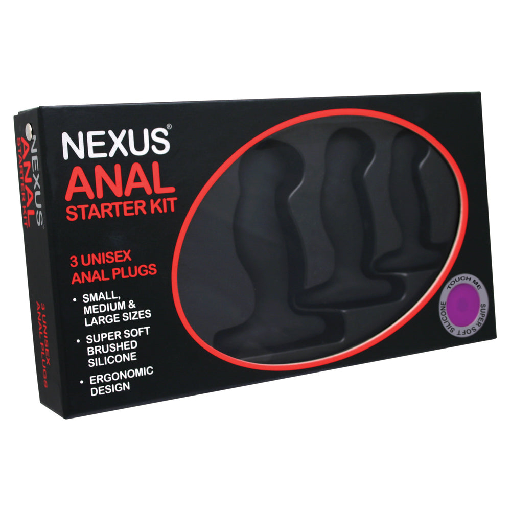 Nexus Anal Starter Kit Black OS - Angelsandsinners