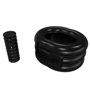 Bathmate Vibe Ring Stretch Vibrating Cock Ring Black - Angelsandsinners