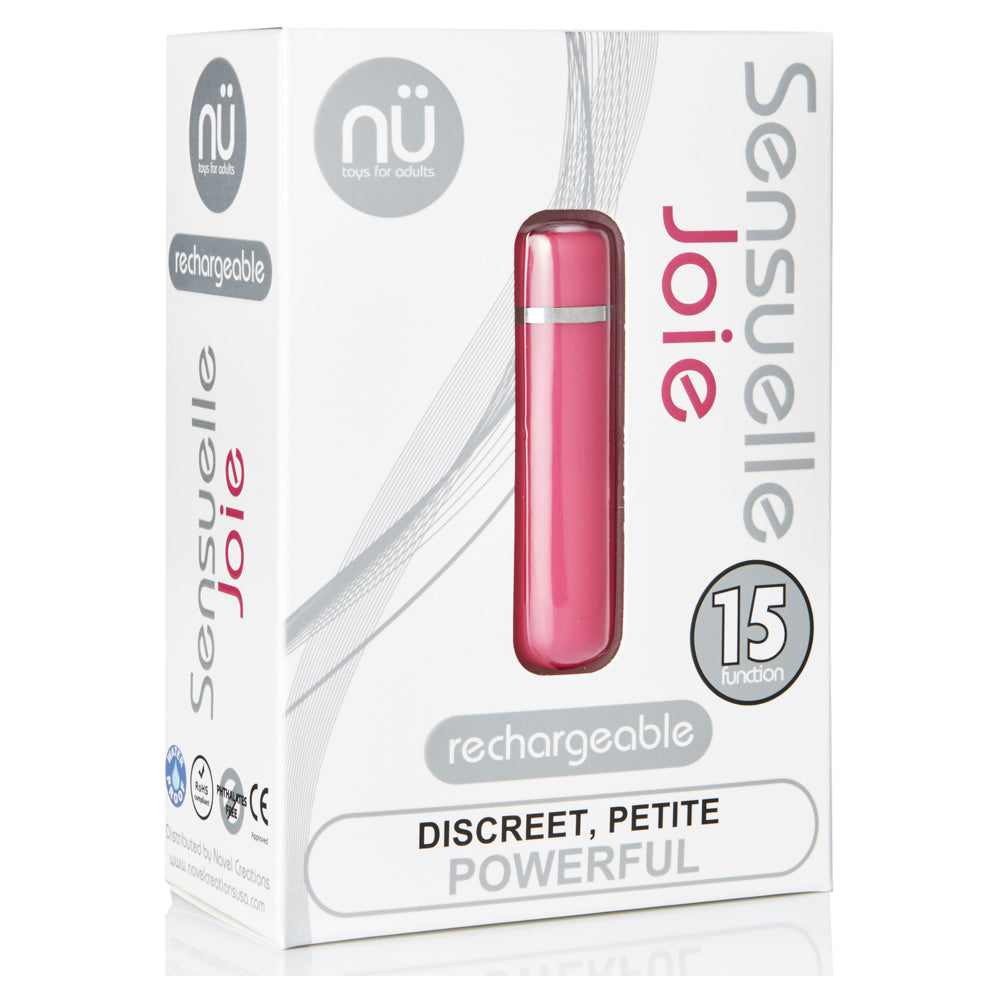 Nu Sensuelle  Joie 15 Function Bullet Pink OS - Angelsandsinners