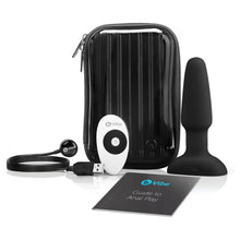 Load image into Gallery viewer, b-Vibe World&#39;s First Rimming Plug v2 Black USB Rechargeable Battery - Angelsandsinners