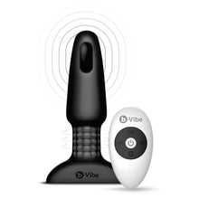 Load image into Gallery viewer, b-Vibe World&#39;s First Rimming Plug v2 Black USB Rechargeable Battery - Angelsandsinners