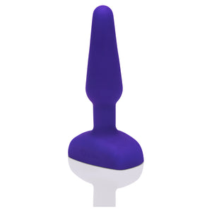 b-Vibe Trio Silicone Butt Plug Purple - Angelsandsinners