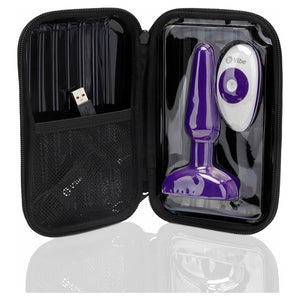 b-Vibe Trio Silicone Butt Plug Purple - Angelsandsinners