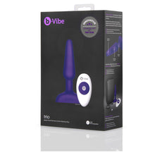 Load image into Gallery viewer, b-Vibe Trio Silicone Butt Plug Purple - Angelsandsinners