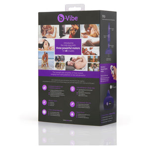 b-Vibe Trio Silicone Butt Plug Purple - Angelsandsinners