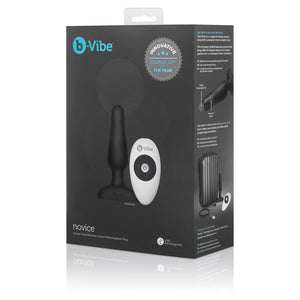 B-Vibe Novice Anal Plug Vibes for Pleasure & Relaxation - Angelsandsinners