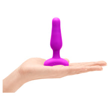 Load image into Gallery viewer, b-Vibe Novice Anal Plug Fuchsia/Silver Vibes for Pleasure &amp; Relaxation - Angelsandsinners