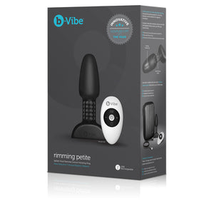 B-Vibe Rimming Petite Black Dual Pleasure Stimulation - Angelsandsinners