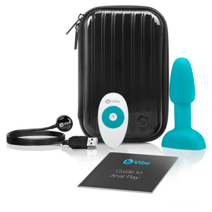 B-Vibe Rimming Petite Teal Dual Pleasure Stimulation - Angelsandsinners