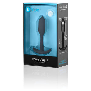 b-Vibe Snug Plug 1 Black - Angelsandsinners