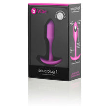 Load image into Gallery viewer, b-Vibe Snug Plug 1 Fuchsia - Angelsandsinners