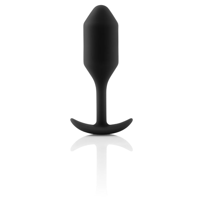 b-Vibe Snug Plug 2 Black feeling of fullness - Angelsandsinners