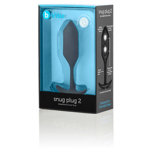 b-Vibe Snug Plug 2 Black feeling of fullness - Angelsandsinners