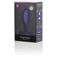 Load image into Gallery viewer, b-Vibe Snug Plug 2 feeling of fullness Purple - Angelsandsinners