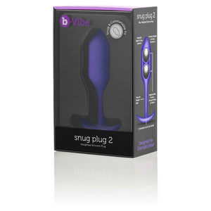 b-Vibe Snug Plug 2 feeling of fullness Purple - Angelsandsinners