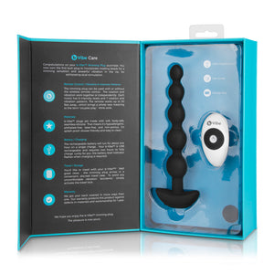 B-Vibe Cinco USB Rechargeable Silicone Vibrating Anal Beads - Angelsandsinners