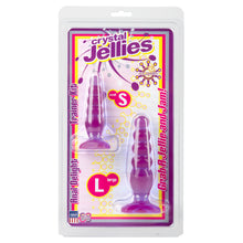 Load image into Gallery viewer, Doc Johnson Crystal Jellies Beaded Butt Plug 2 Piece Kit - Angelsandsinners