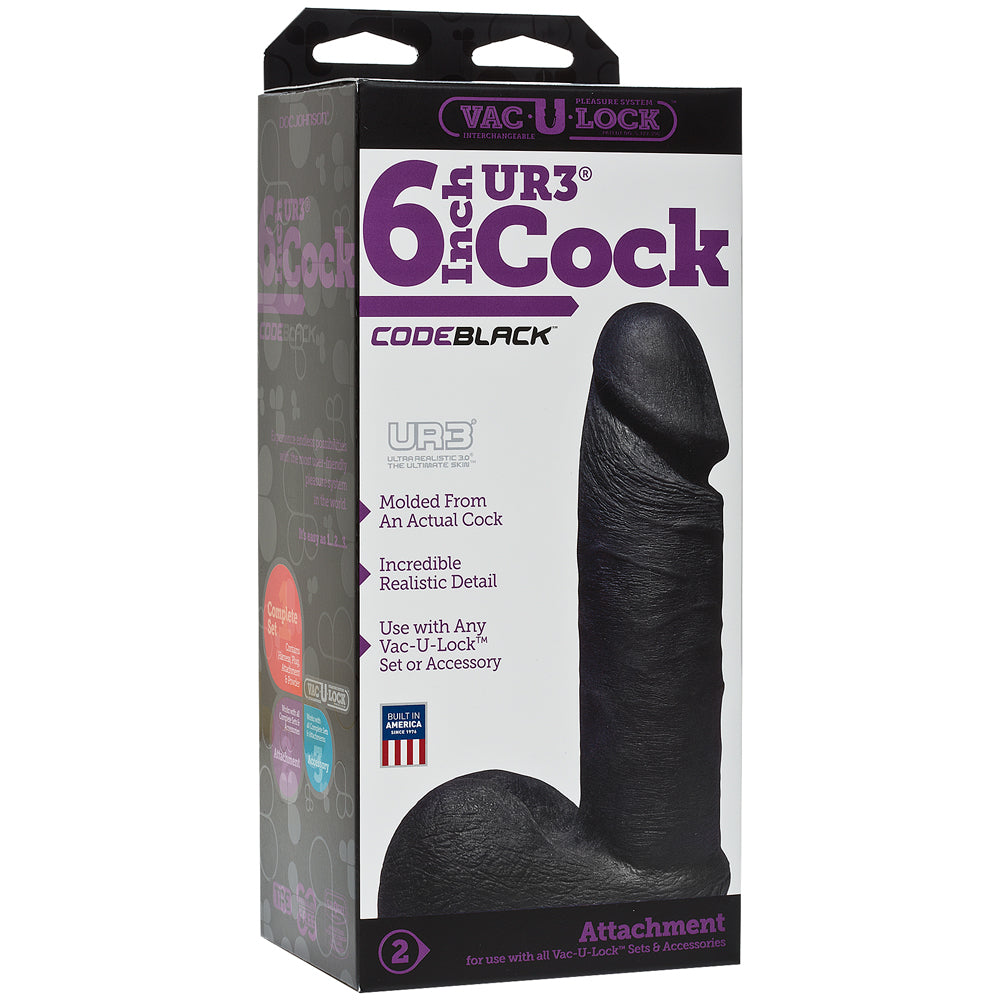 Vac-U-Lock Codeblack Cock Black - Angelsandsinners