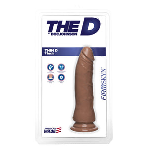 The D Thin D without Balls Firmskyn Caramel 7in - Angelsandsinners