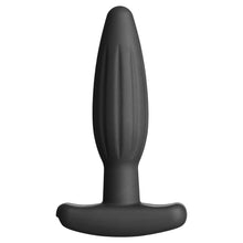 Load image into Gallery viewer, ElectraStim Silicone Noir Rocker Butt Plug - Small - Angelsandsinners