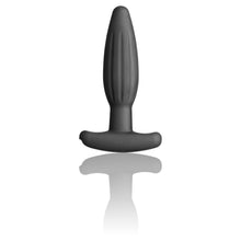Load image into Gallery viewer, ElectraStim Silicone Noir Rocker Butt Plug - Small - Angelsandsinners