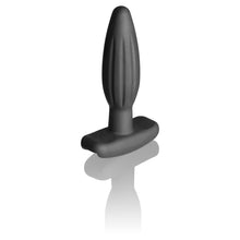 Load image into Gallery viewer, ElectraStim Silicone Noir Rocker Butt Plug - Small - Angelsandsinners